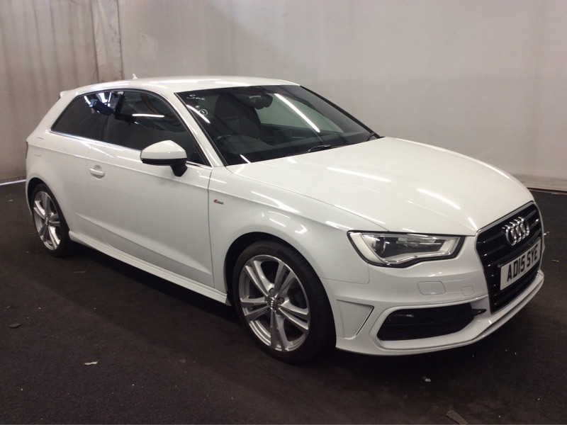 Used Audi A3 1.4 TFSI 150 S Line 3dr S Tronic White ...